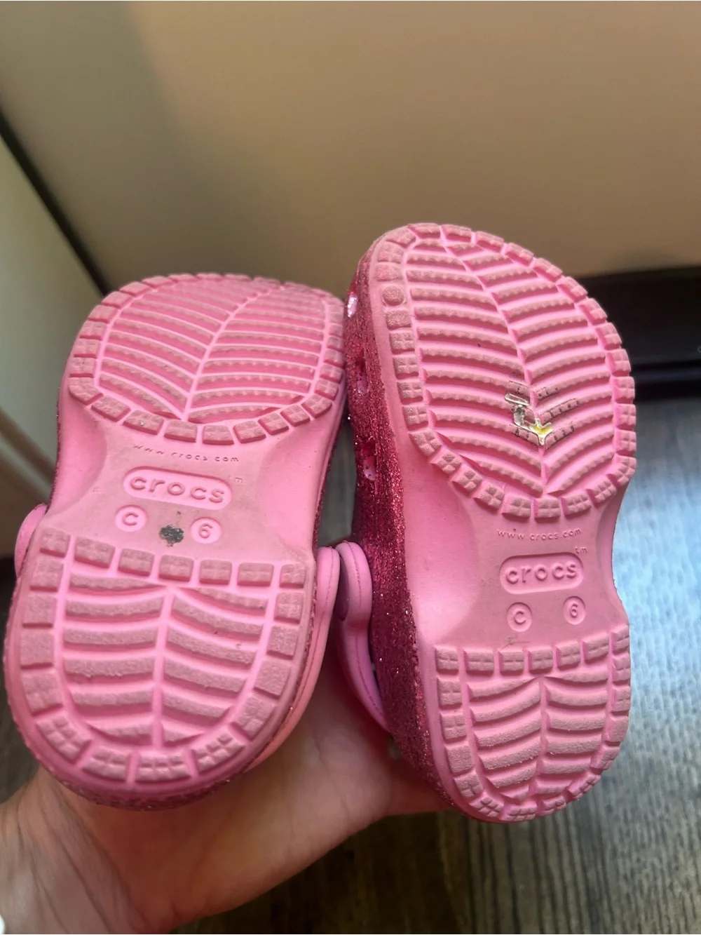 Crocs Toddler Classic Chunky Glitter Clog